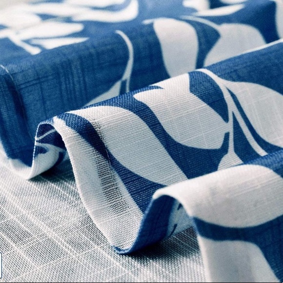 Navy curtains - 4 Panels - Picture 3 of 4